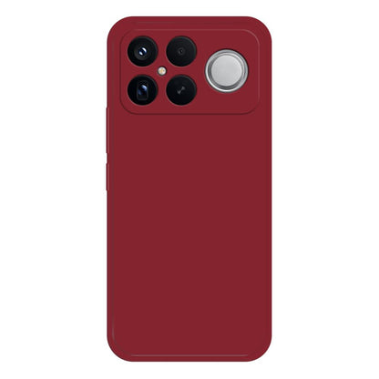 For Redmi K90 Pro Max/Poco F8 Ultra Imitation Liquid Silicone Phone Case(Dark Red)