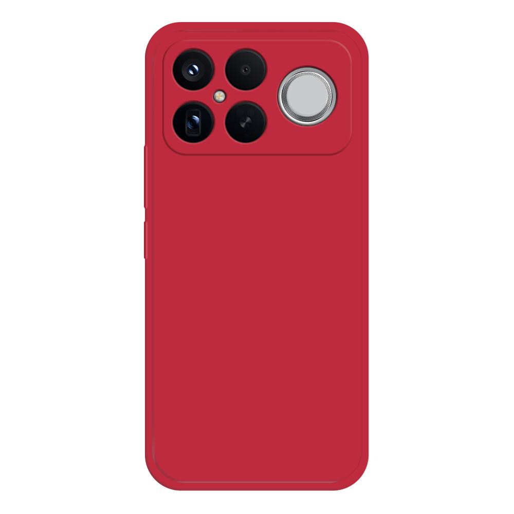 For Redmi K90 Pro Max/Poco F8 Ultra Imitation Liquid Silicone Phone Case(Red)