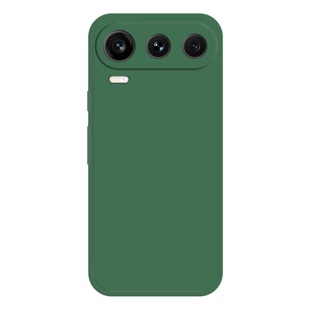 For Honor 600 Pro Global Imitation Liquid Silicone Phone Case - Dark Green - EDA007723607A