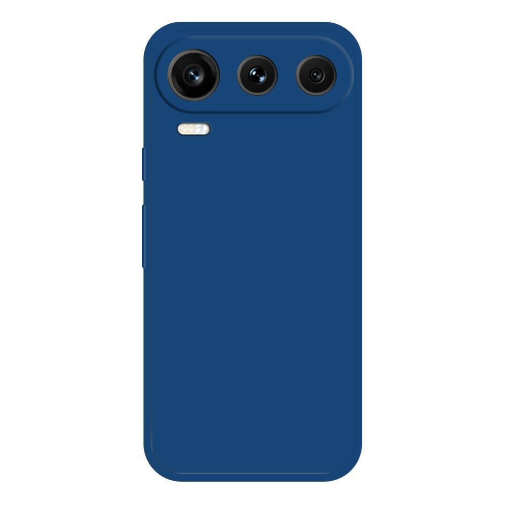 For Honor 600 Pro Global Imitation Liquid Silicone Phone Case - Blue - EDA007723607C