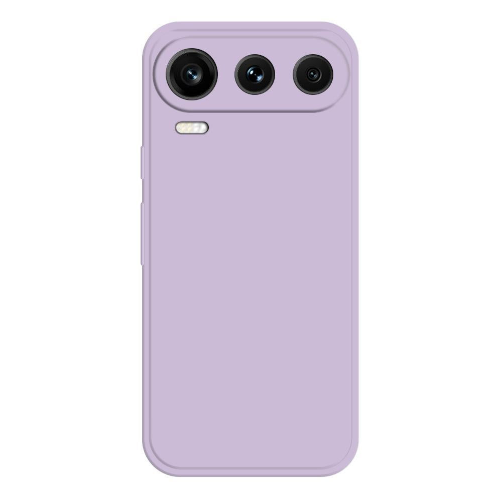 For Honor 600 Pro Global Imitation Liquid Silicone Phone Case - Purple - EDA007723607D