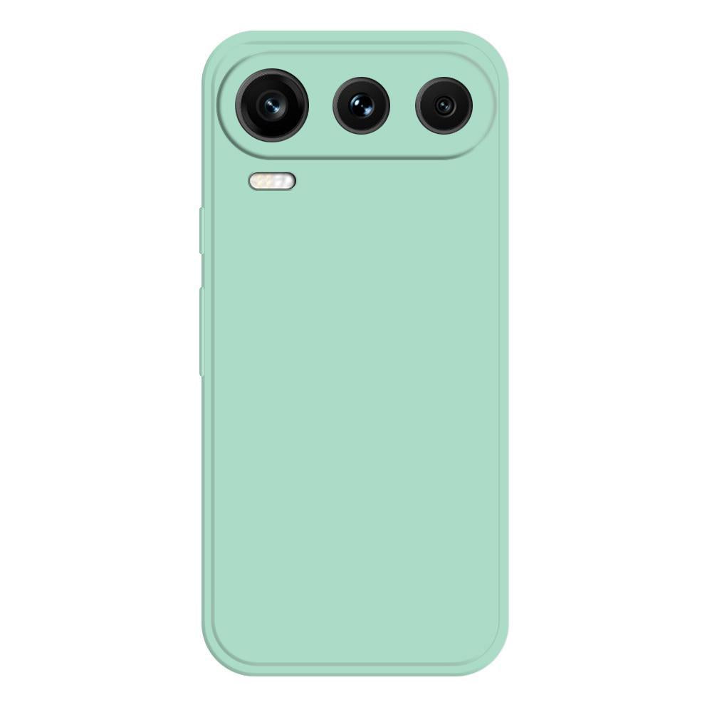 For Honor 600 Pro Global Imitation Liquid Silicone Phone Case - Light Cyan - EDA007723607E