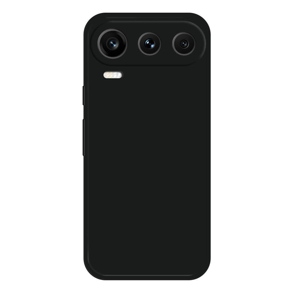 For Honor 600 Pro Global Imitation Liquid Silicone Phone Case - Black - EDA007723607G