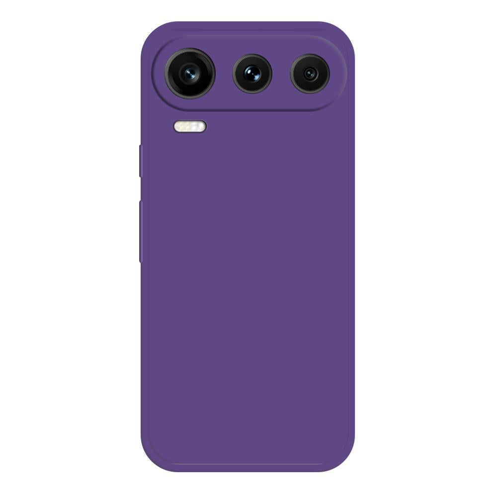 For Honor 600 Pro Global Imitation Liquid Silicone Phone Case - Dark Purple - EDA007723607H