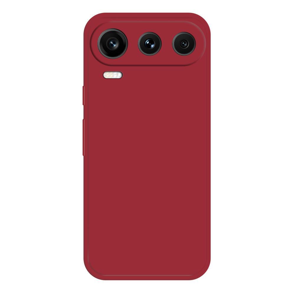 For Honor 600 Pro Global Imitation Liquid Silicone Phone Case - Dark Red - EDA007723607J