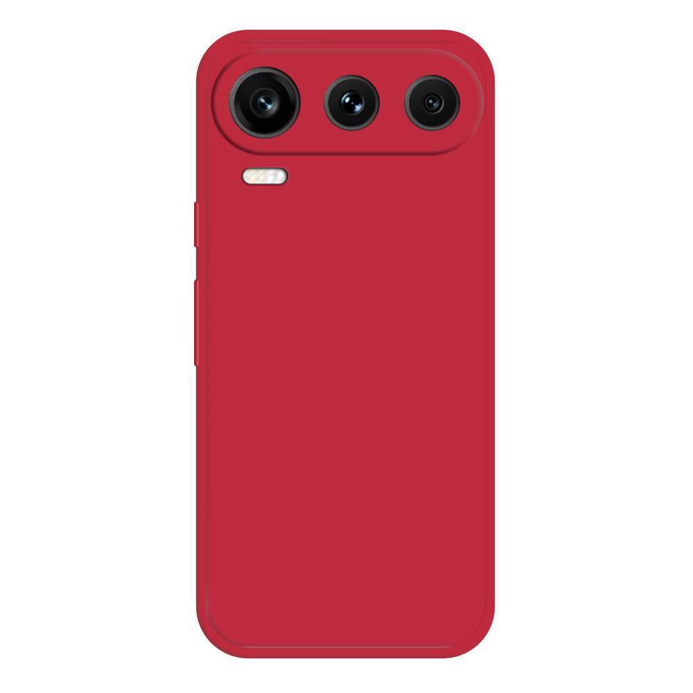 For Honor 600 Pro Global Imitation Liquid Silicone Phone Case - Red - EDA007723607L