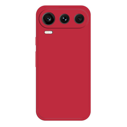 For Honor 600 Pro Global Imitation Liquid Silicone Phone Case - Red - EDA007723607L