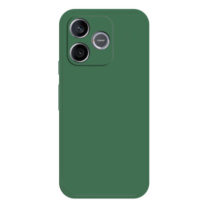 For Honor X80i 5G / 500 Smart 5G Global Imitation Liquid Silicone Phone Case - Dark Green - EDA007723608A