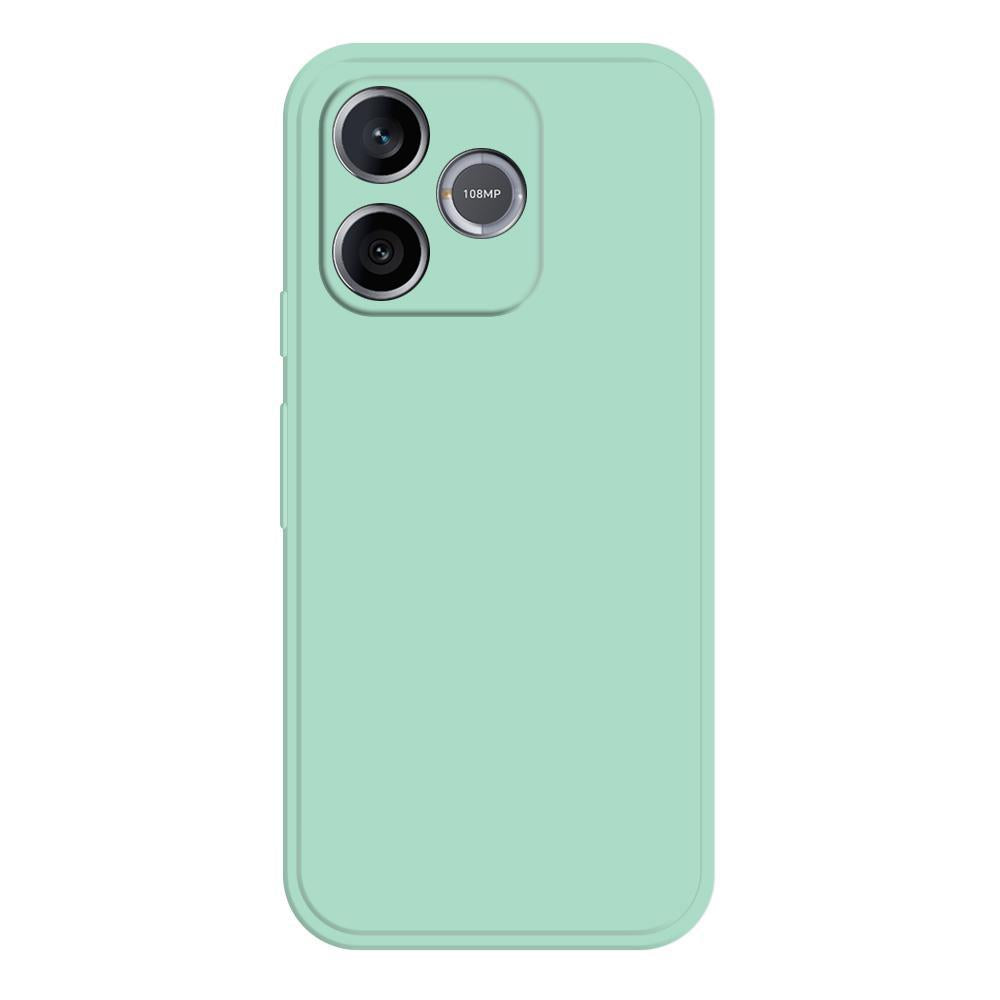 For Honor X80i 5G / 500 Smart 5G Global Imitation Liquid Silicone Phone Case - Light Cyan - EDA007723608E