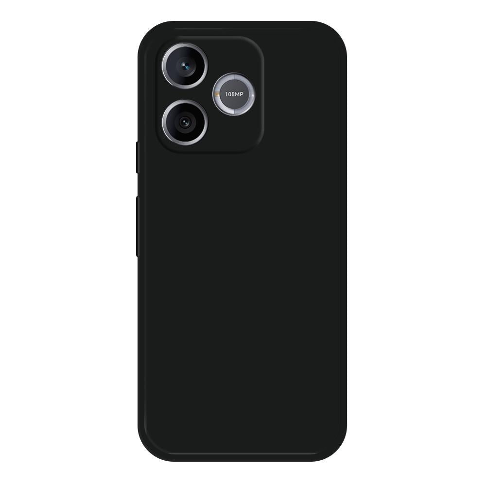 For Honor X80i 5G / 500 Smart 5G Global Imitation Liquid Silicone Phone Case - Black - EDA007723608G