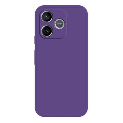 For Honor X80i 5G / 500 Smart 5G Global Imitation Liquid Silicone Phone Case - Dark Purple - EDA007723608H