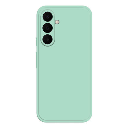 For Galaxy A27 5G Imitation Liquid Silicone Phone Case(Light Cyan)