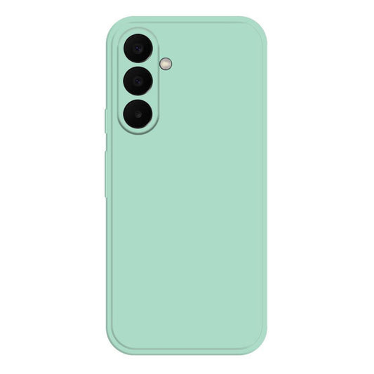 For Galaxy A27 5G Imitation Liquid Silicone Phone Case(Light Cyan)