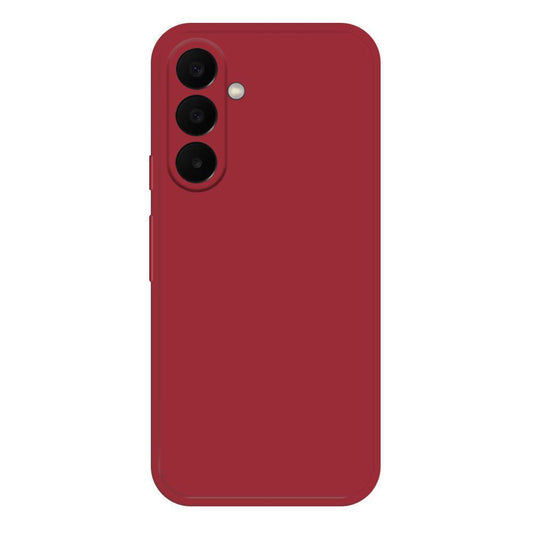For Galaxy A27 5G Imitation Liquid Silicone Phone Case(Dark Red)