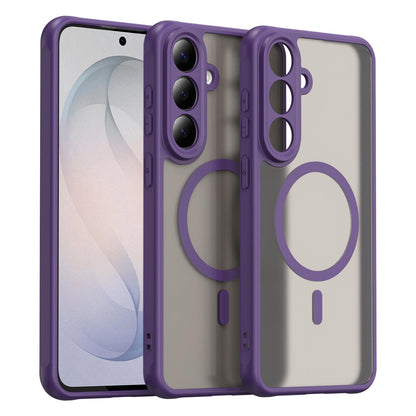 For Galaxy S26 FE 5G Fan Dun Series TPU Hybrid PC Frosted Magsafe Phone Case - Purple - EDA007729011D