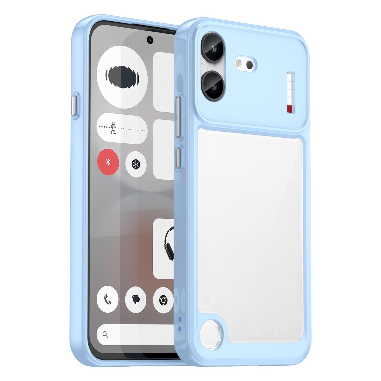 For Nothing Phone 4b Colorful Series Acrylic Hybrid TPU Phone Case(Blue)