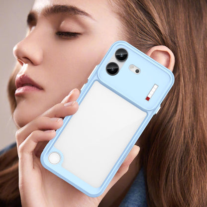 For Nothing Phone 4b Colorful Series Acrylic Hybrid TPU Phone Case(Blue)