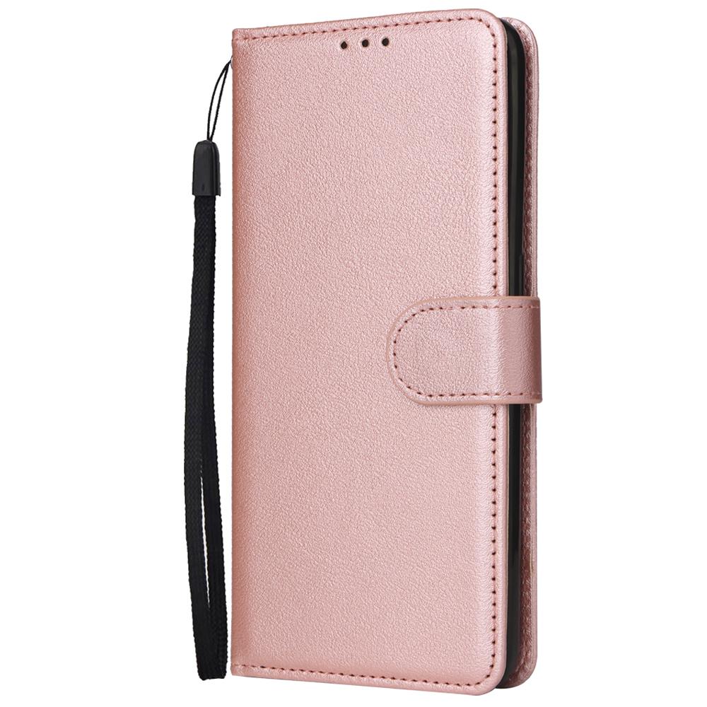 For Redmi 15a 5G 3-Card Slots Multifunctional Leather Phone Case - Rose Gold - EDA007752813D