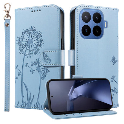 For Xiaomi 17T 5G Global Dandelion Embossed Pattern Flip Leather Phone Case - Sky Blue - EDA007762013F