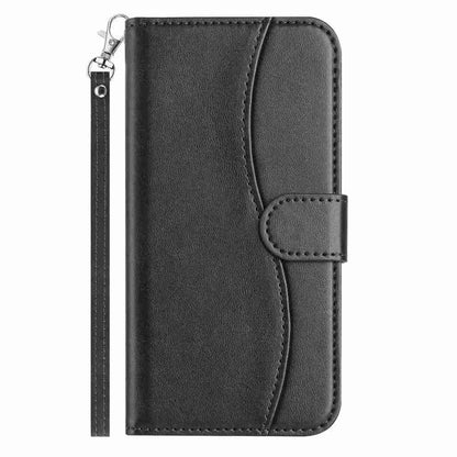 For Redmi K90 Pro Max / Poco F8 Ultra Dual-Folded S-shape Leather Phone Case(Black)