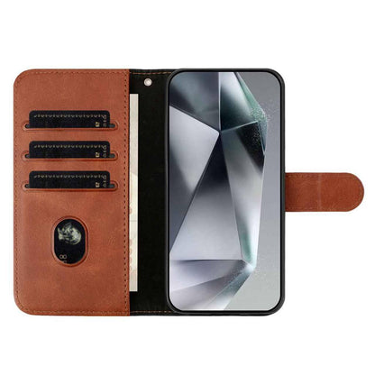 For Redmi K90 Pro Max / Poco F8 Ultra Dual-Folded S-shape Leather Phone Case(Coffee)