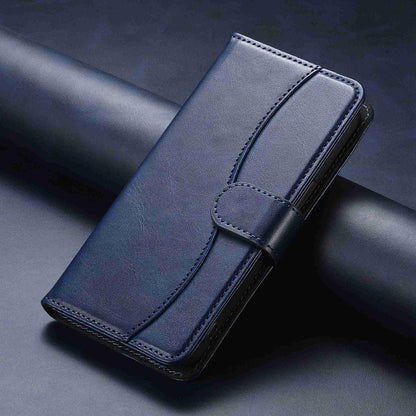 For Redmi K90 Pro Max / Poco F8 Ultra Dual-Folded S-shape Leather Phone Case(Navy Blue)