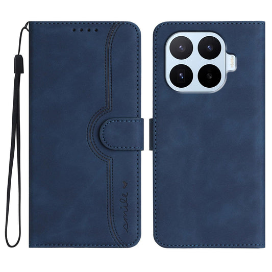 For Xiaomi 17T Pro 5G Heart Pattern Skin Feel Leather Phone Case - Royal Blue - EDA007790009F
