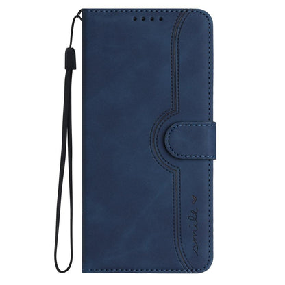 For Xiaomi 17 Max 5G Heart Pattern Skin Feel Leather Phone Case - Royal Blue - EDA007790010F
