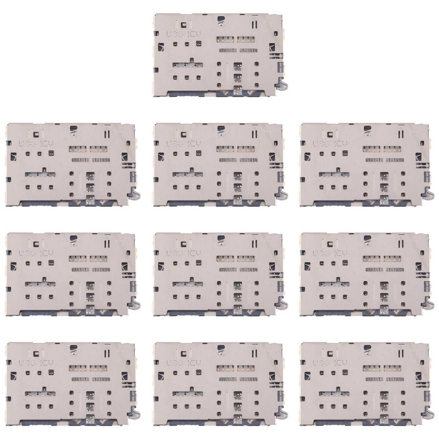 For Galaxy A3 2016 SM-A310 10pcs Original SIM + Micro SD Card Reader