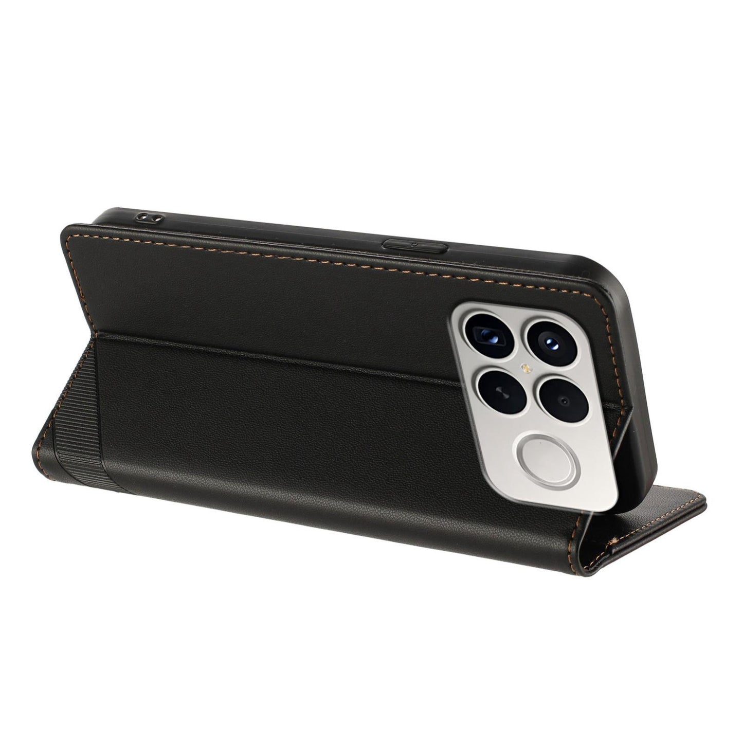 For Redmi K90 Pro Max / Poco F8 Ultra 5G Embossed Multi-functional Wallet Retro Leather Phone Case(Black)