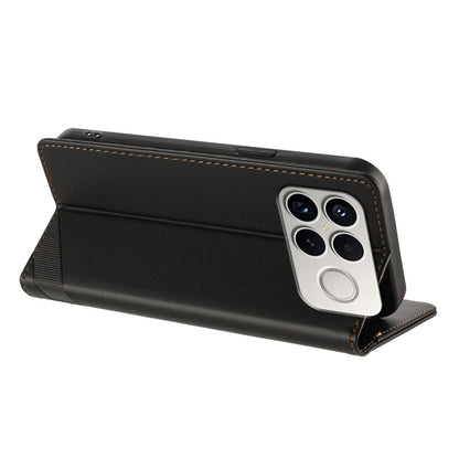 For Redmi K90 Pro Max / Poco F8 Ultra 5G Embossed Multi-functional Wallet Retro Leather Phone Case(Black)