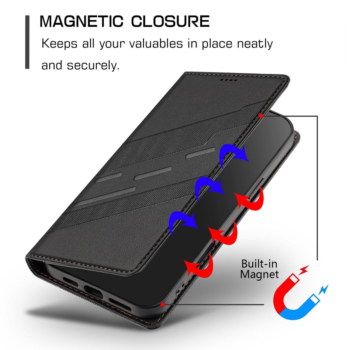 For Redmi K90 Pro Max / Poco F8 Ultra 5G Embossed Multi-functional Wallet Retro Leather Phone Case(Black)