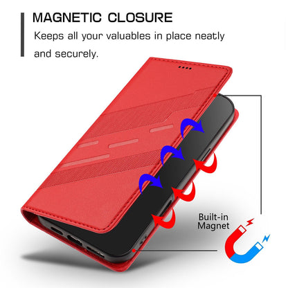 For Redmi K90 Pro Max / Poco F8 Ultra 5G Embossed Multi-functional Wallet Retro Leather Phone Case(Red)