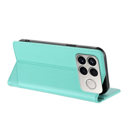 For Redmi K90 Pro Max / Poco F8 Ultra 5G Embossed Multi-functional Wallet Retro Leather Phone Case(Mint Green)