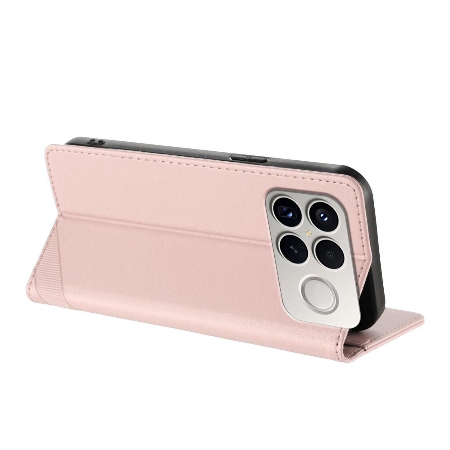 For Redmi K90 Pro Max / Poco F8 Ultra 5G Embossed Multi-functional Wallet Retro Leather Phone Case(Pink)