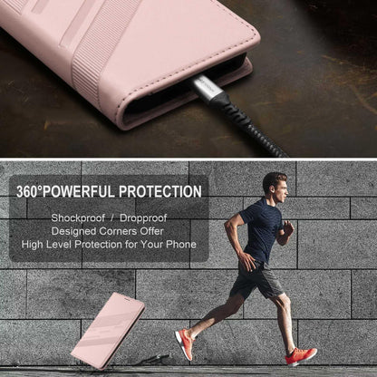 For Redmi K90 Pro Max / Poco F8 Ultra 5G Embossed Multi-functional Wallet Retro Leather Phone Case(Pink)