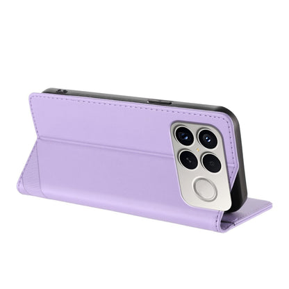 For Redmi K90 Pro Max / Poco F8 Ultra 5G Embossed Multi-functional Wallet Retro Leather Phone Case(Light Purple)
