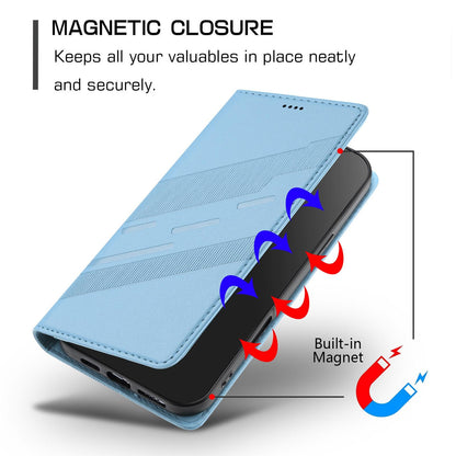 For Redmi K90 Pro Max / Poco F8 Ultra 5G Embossed Multi-functional Wallet Retro Leather Phone Case(Light Blue)