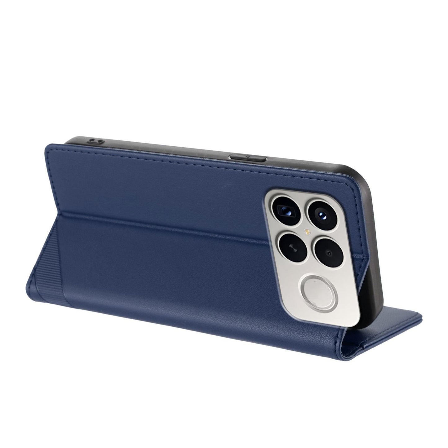 For Redmi K90 Pro Max / Poco F8 Ultra 5G Embossed Multi-functional Wallet Retro Leather Phone Case(Dark Blue)
