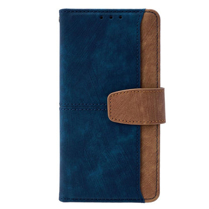 For Redmi K90 Pro Max / Poco F8 Ultra Color Stitching Skin Feel Leather RFID Blocking Phone Case(Blue)