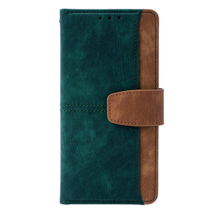 For Redmi K90 Pro Max / Poco F8 Ultra Color Stitching Skin Feel Leather RFID Blocking Phone Case(Green)