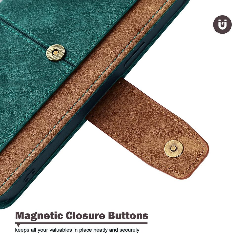 For Redmi K90 Pro Max / Poco F8 Ultra Color Stitching Skin Feel Leather RFID Blocking Phone Case(Green)