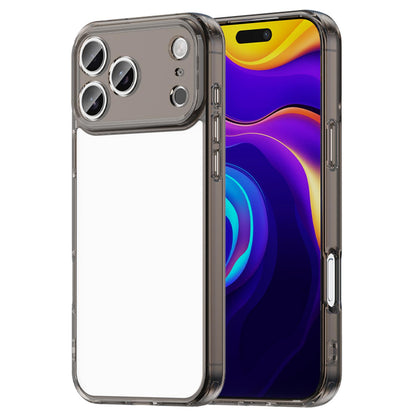 For iPhone 18 Pro Max PC Hybrid TPU Airbag Shockproof Phone Case - Transparent Black - EDA007843517A