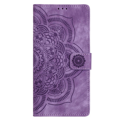 For Xiaomi 17T 5G Mandala Embossed Retro Frosted Leather Phone Case - Purple - EDA007847910C