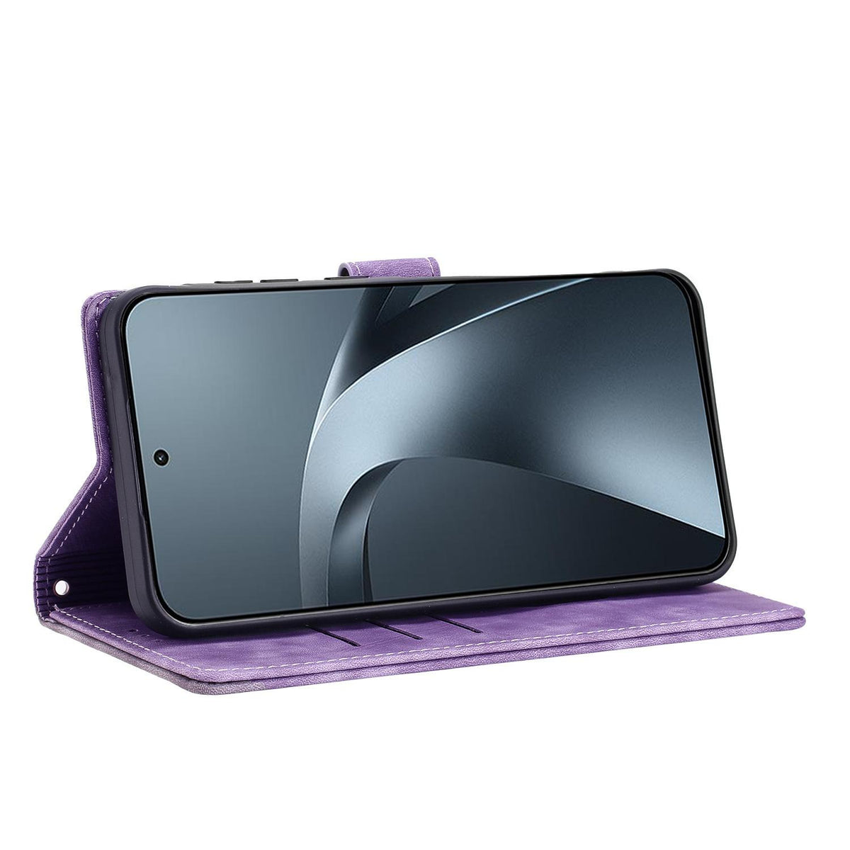 For Xiaomi 17T 5G Mandala Embossed Retro Frosted Leather Phone Case - Purple - EDA007847910C