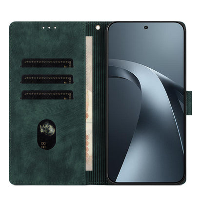 For Xiaomi 17T 5G Mandala Embossed Retro Frosted Leather Phone Case - Green - EDA007847910D