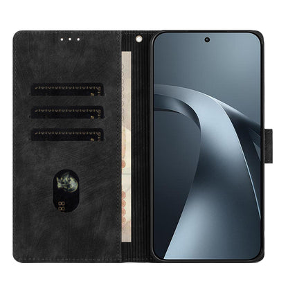 For Xiaomi 17T 5G Mandala Embossed Retro Frosted Leather Phone Case - Black - EDA007847910E
