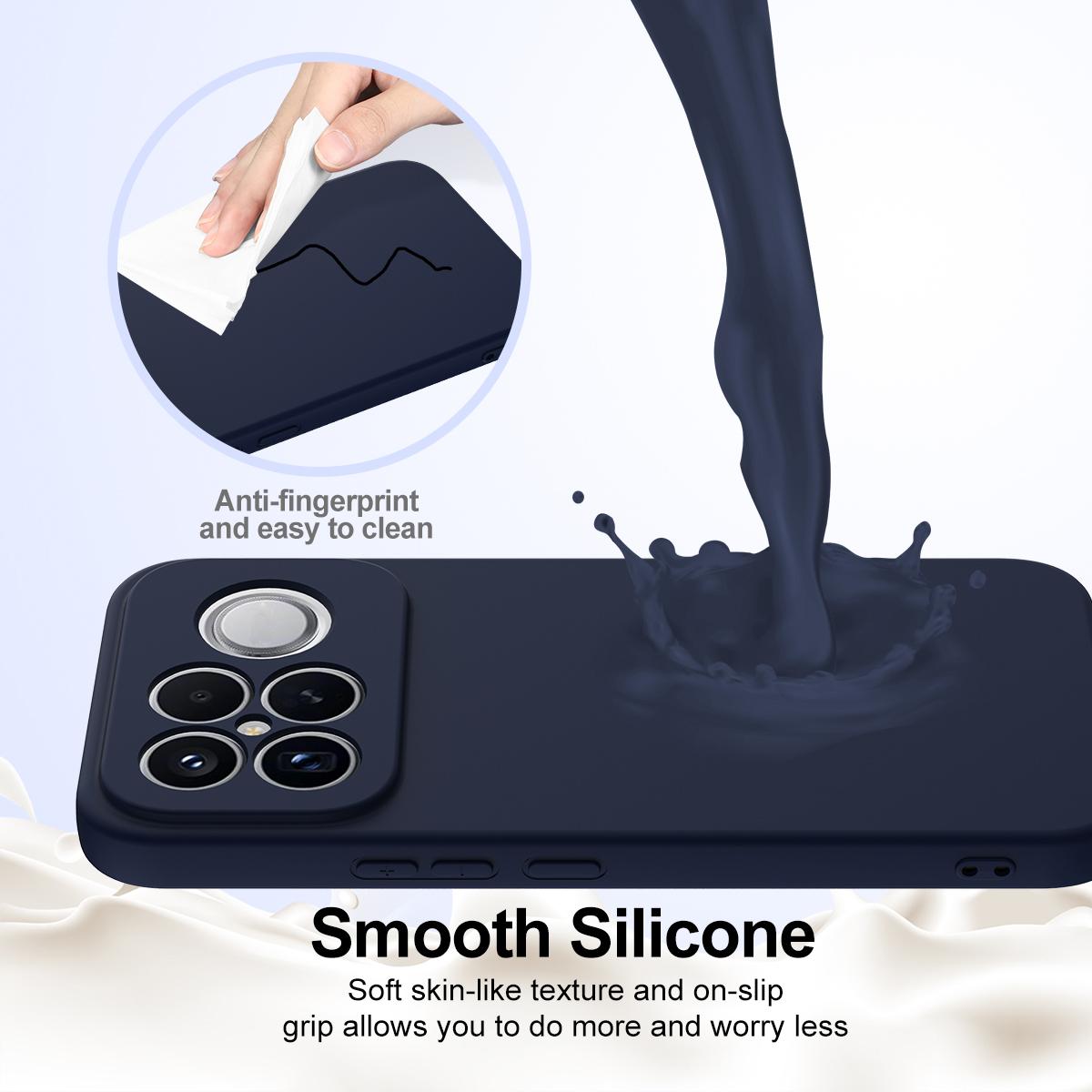 For Redmi K90 Pro Max / Poco F8 Ultra Shockproof Silicone Magsafe Phone Case(Navy Blue)