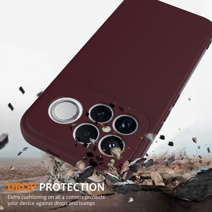 For Redmi K90 Pro Max / Poco F8 Ultra Shockproof Silicone Magsafe Phone Case(Plum Color)