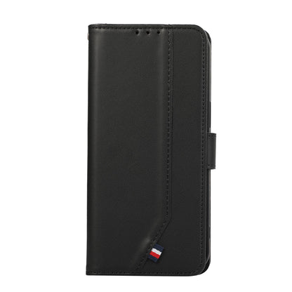 For Redmi K90 Pro Max/Poco F8 Ultra ABEEL Delicate Texture Splicing RFID Leather Phone Case(Black)